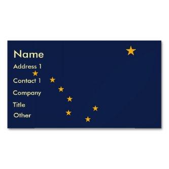 Magnet with Flag of Alaska