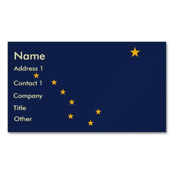 Magnet with Flag of Alaska