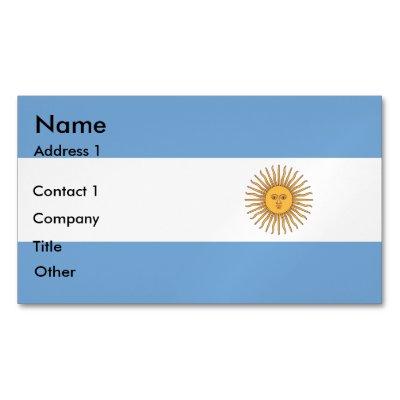 Magnet with Flag of Argentina