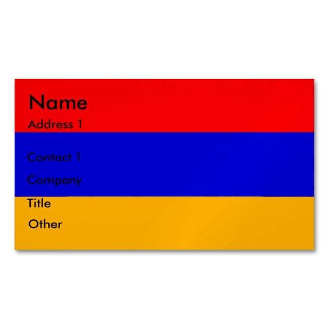 Magnet with Flag of Armenia
