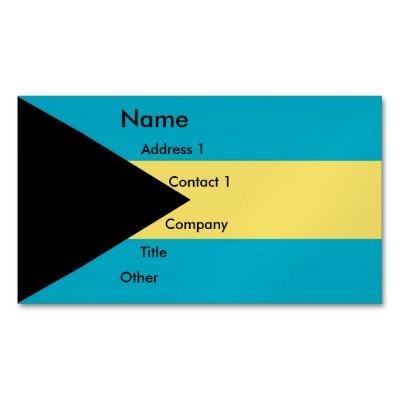 Magnet with Flag of Bahamas