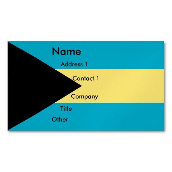 Magnet with Flag of Bahamas