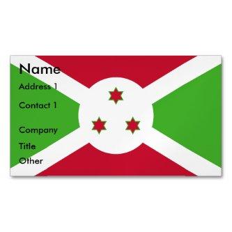 Magnet with Flag of Burundi
