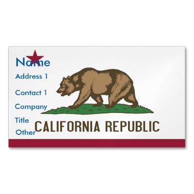 Magnet with Flag of California