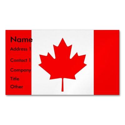 Magnet with Flag of Canada