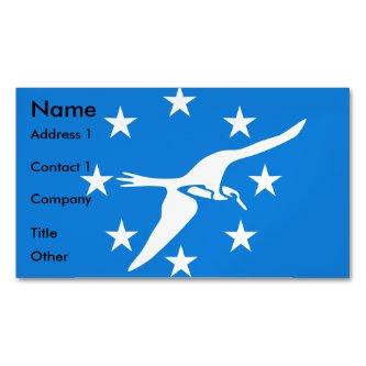 Magnet with Flag of Corpus Christi