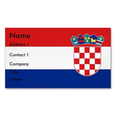 Magnet with Flag of Croatia