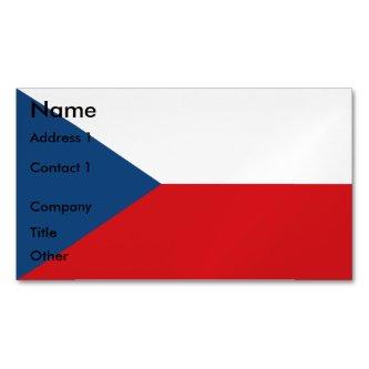 Magnet with Flag of Czechia