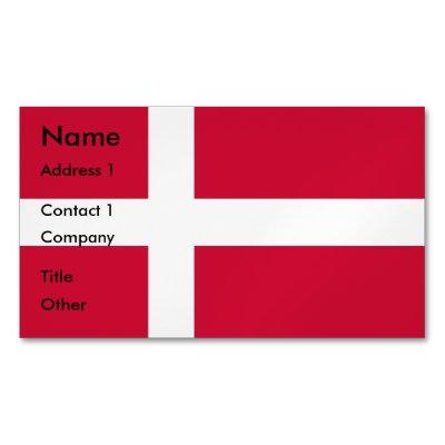 Magnet with Flag of Denmark