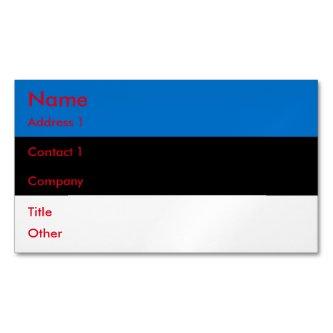 Magnet with Flag of Estonia