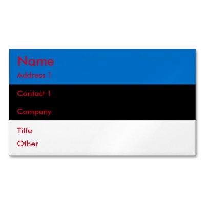 Magnet with Flag of Estonia