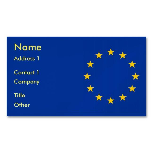 Magnet with Flag of European Union