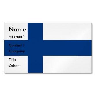 Magnet with Flag of Finland