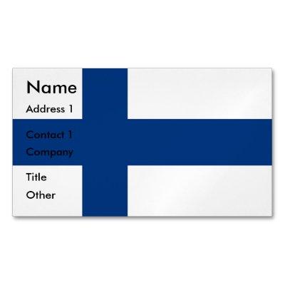 Magnet with Flag of Finland