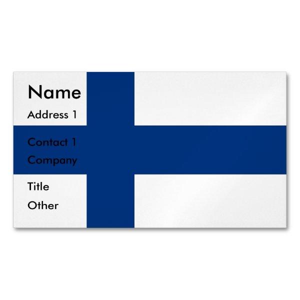Magnet with Flag of Finland