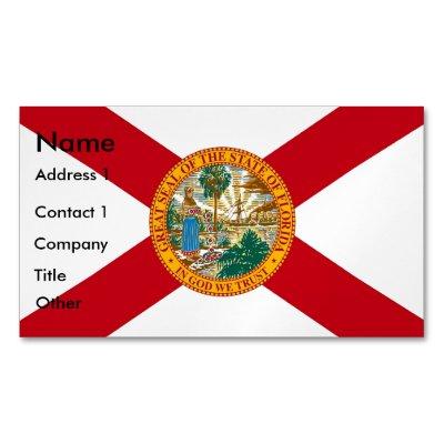 Magnet with Flag of Florida