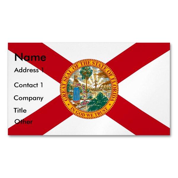 Magnet with Flag of Florida