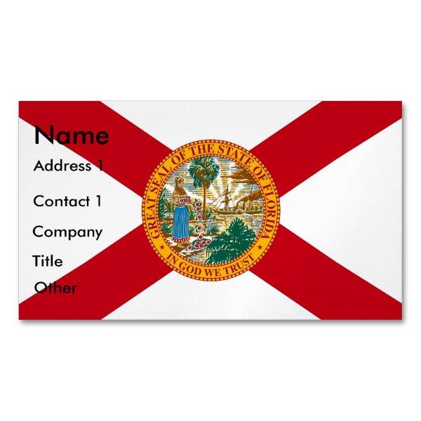 Magnet with Flag of Florida