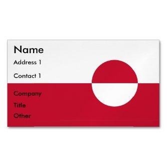 Magnet with Flag of Greenland