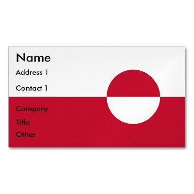 Magnet with Flag of Greenland