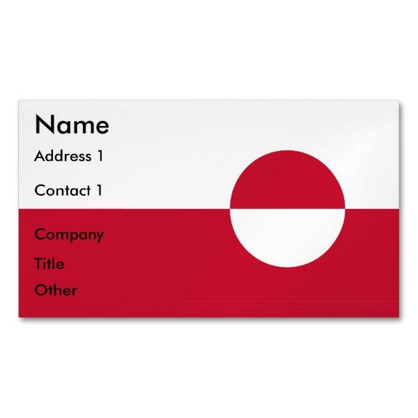 Magnet with Flag of Greenland