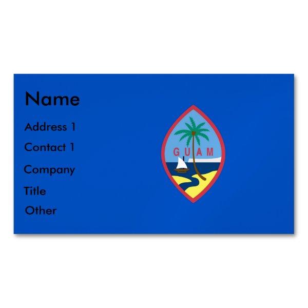 Magnet with Flag of Guam