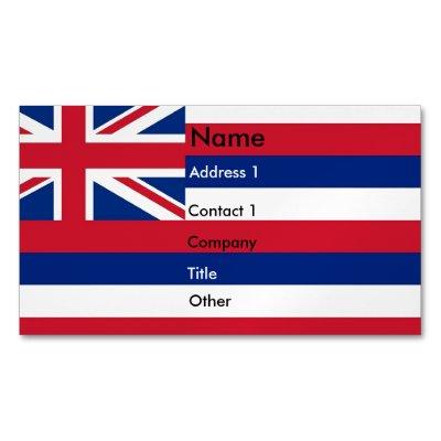 Magnet with Flag of Hawaii