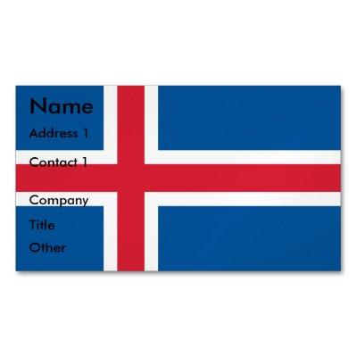 Magnet with Flag of Iceland