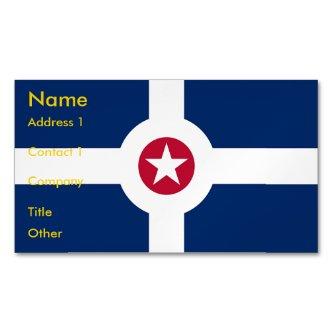 Magnet with Flag of Indianapolis