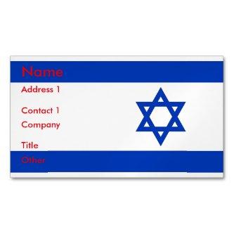 Magnet with Flag of Israel