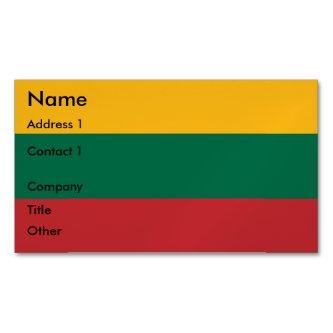 Magnet with Flag of Lithuania