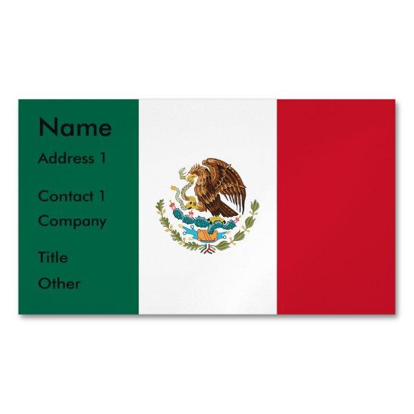 Magnet with Flag of Mexico