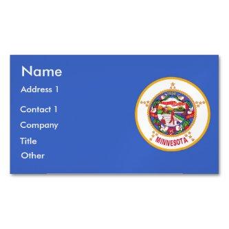 Magnet with Flag of Minnesota