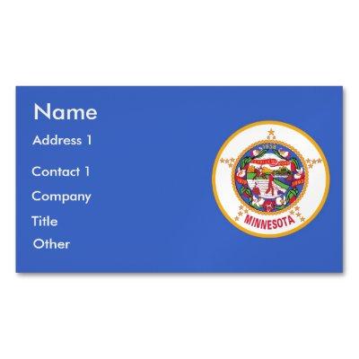 Magnet with Flag of Minnesota