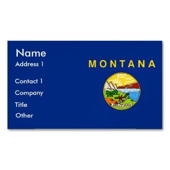 Magnet with Flag of Montana