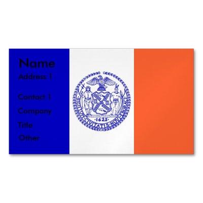 Magnet with Flag of New York City