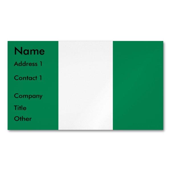 Magnet with Flag of Nigeria