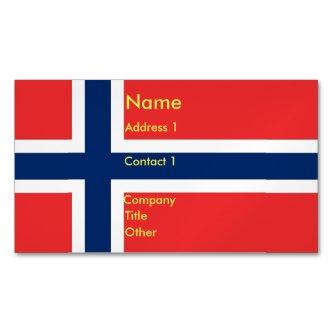 Magnet with Flag of Norway