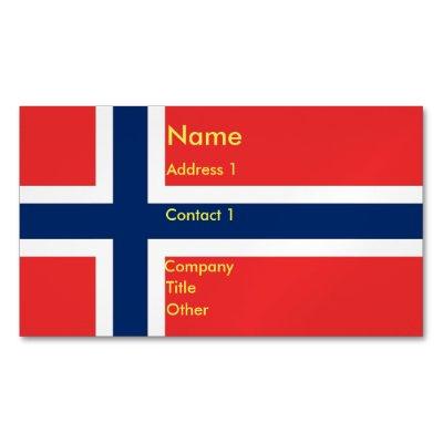 Magnet with Flag of Norway