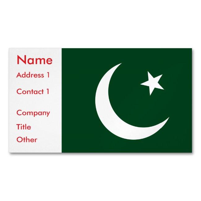 Magnet with Flag of Pakistan
