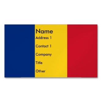 Magnet with Flag of Romania