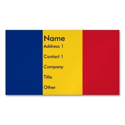 Magnet with Flag of Romania