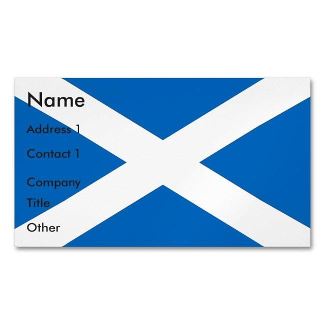 Magnet with Flag of Scotland, UK