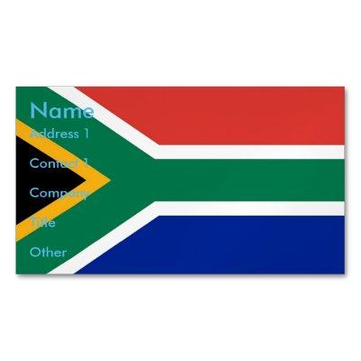Magnet with Flag of South Africa