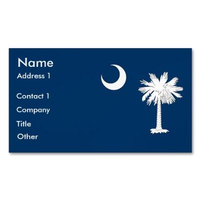 Magnet with Flag of South Carolina
