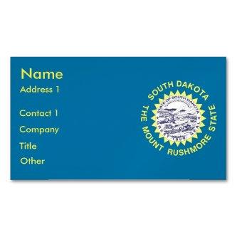 Magnet with Flag of South Dakota