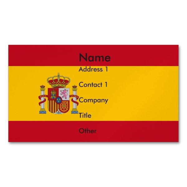 Magnet with Flag of Spain