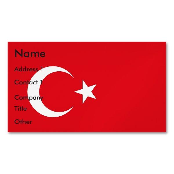 Magnet with Flag of Turkey