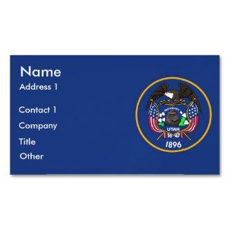 Magnet with Flag of Utah, USA