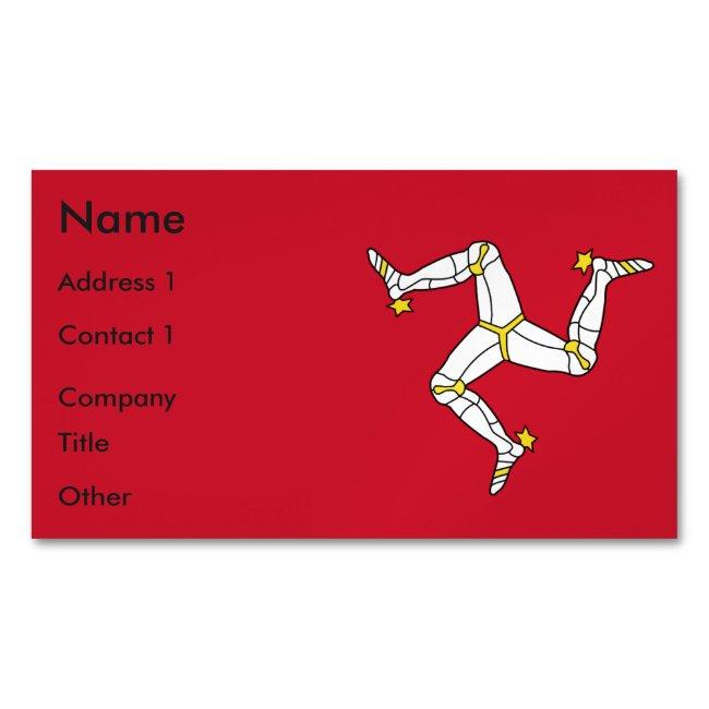 Magnet with Isle of Man Flag, UK